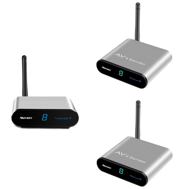 

On Sale Measy 300m Wireless Transmission Kit AV530-2 5.8GHz Wireless Audio / Video Transmitter + 2 Receiver