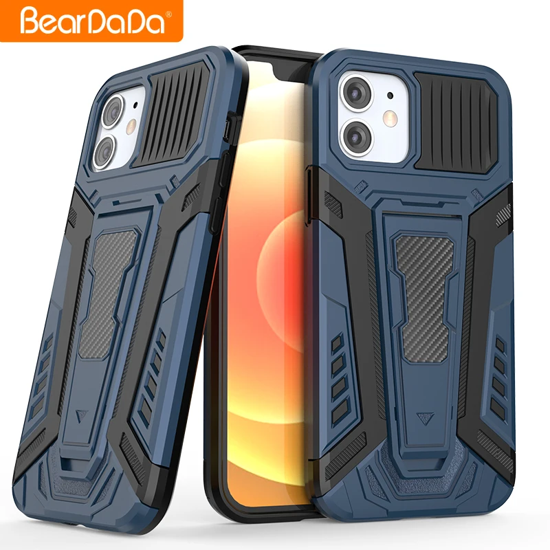 

BIBERCAS Guangzhou Factory Supply Carbon Fiber 360 Protective back cover mobile phone cases For iphone 12
