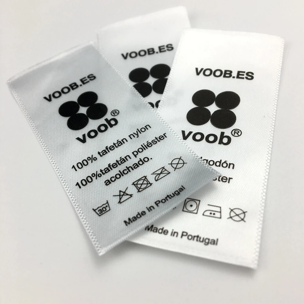 

Attractive design satin labels custom etiquetas para ropa, As custom's request