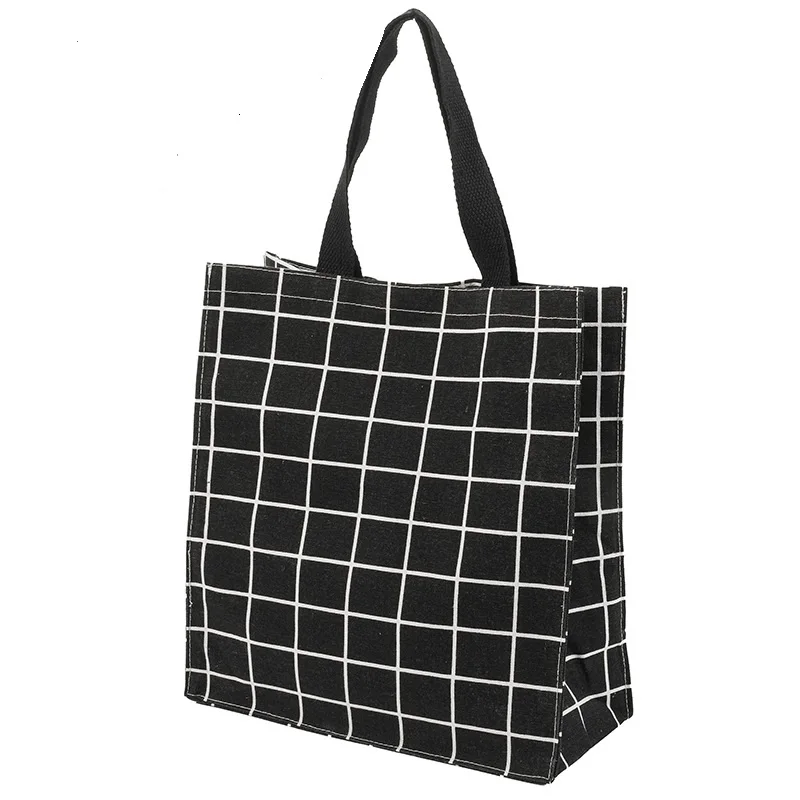 

Student tuition bag eco-friendly lunch bag foldable shopping canvas storage portable book bag large size, Picture