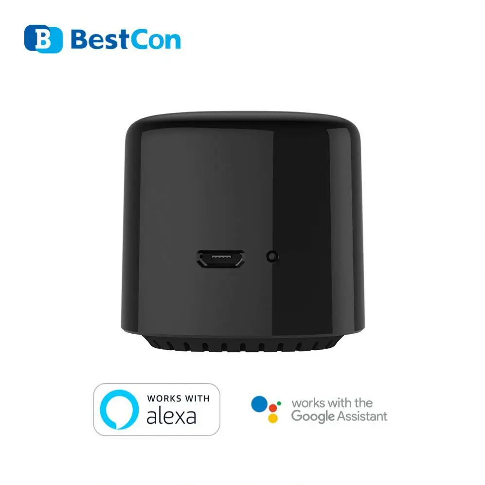 

New version of Broadlink RM mini 3 RM4C Mini Bestcon IR remote control work with Alexa Echo /Google Assistant