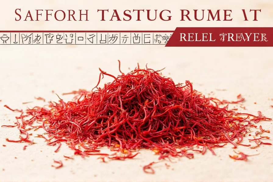 taste of saffron spice