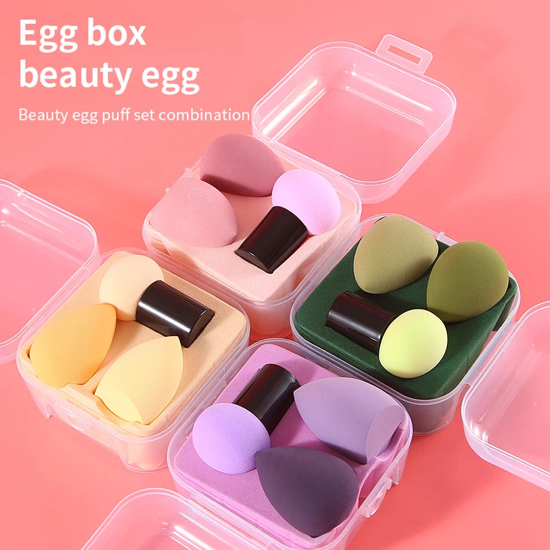 

Spugna Per Il Trucco Packaging Private Label Micro Fiber Soft Beauty Box Sponges Makeup Application Fabric Puff Makeup Sponge