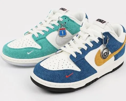 

New design Popular Nk SB Dunk Low Blue and yellow Retro High quality Dunk casual sports shoes skateboard shoes Nike sneakers