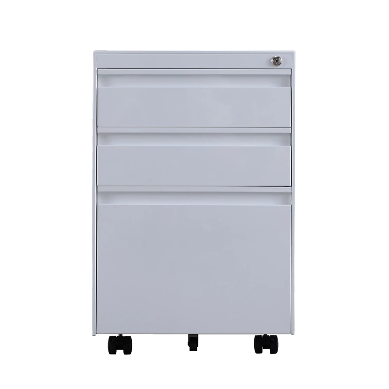 

small steel file cabinet 3 drawer movable filing cabinet pedestal locker, We accept customized