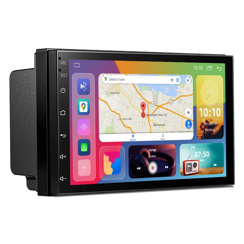 

Henmall 2 Din Android Car Radio 7 inch Autoradio Double Din Car Stereo GPS Navigation WIFI BT FM RDS Universal Car Video