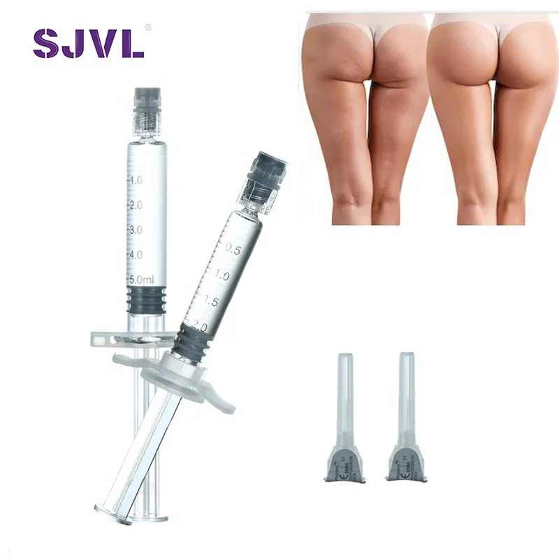 

Cosmetic Hyaluronic Acid Filler 1ml Syringe Injectable Hip Enhance Buttock, White