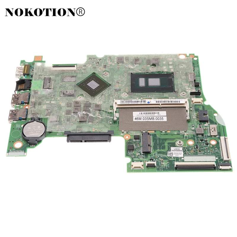 

NOKOTION 5B20K36398 LT41 SKL 14292-1 For Lenovo FLEX 3-1580 500-15ISK Laptop Motherboard 448.06701.001 I7-6500 CPU 940M GPU