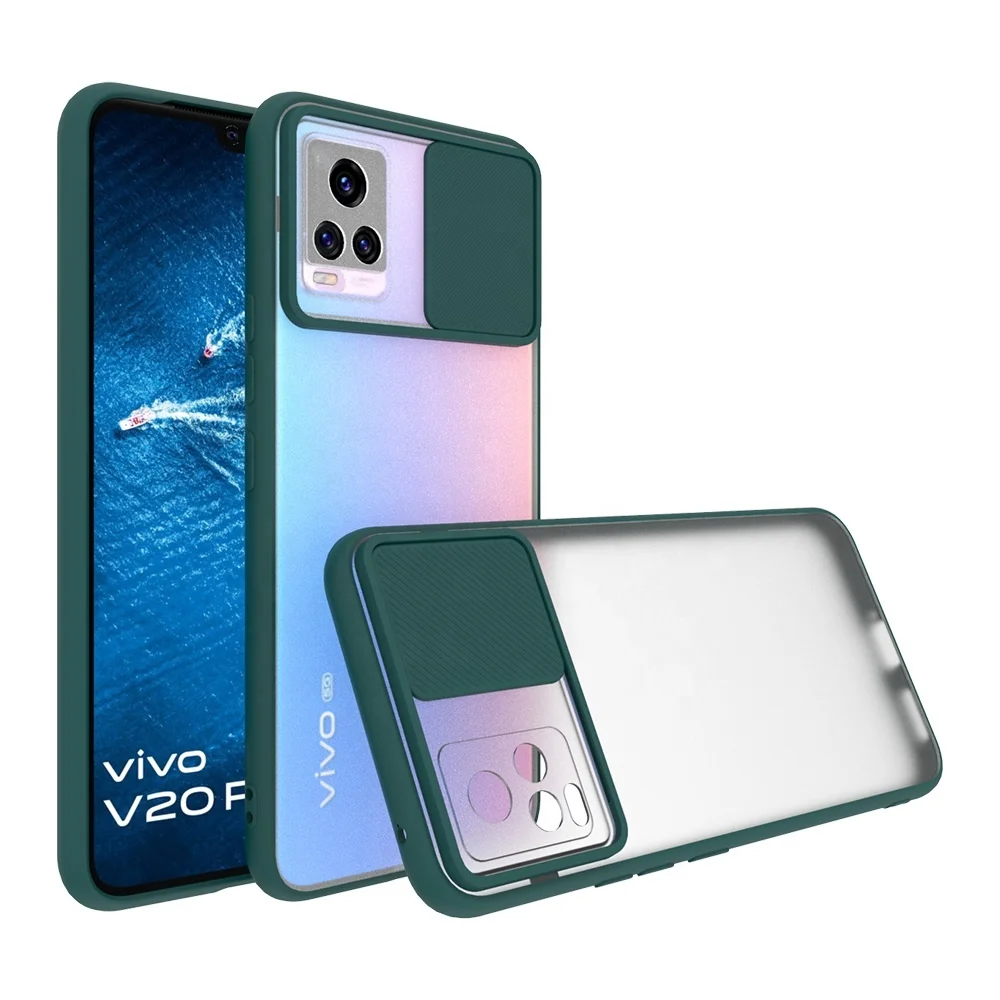 

Slide Camera Protect Smoke Accessories Para Celulares Mobile Phone Case Cover for vivo V20 Pro S7 Y95 Y93 Y91 Y90 V17 V19 V21 S1