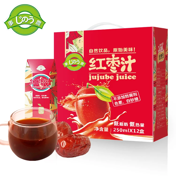 Red Date Flavor Jujube Fruit Juice Drink Red Jujube Juice - Buy Jujube ...