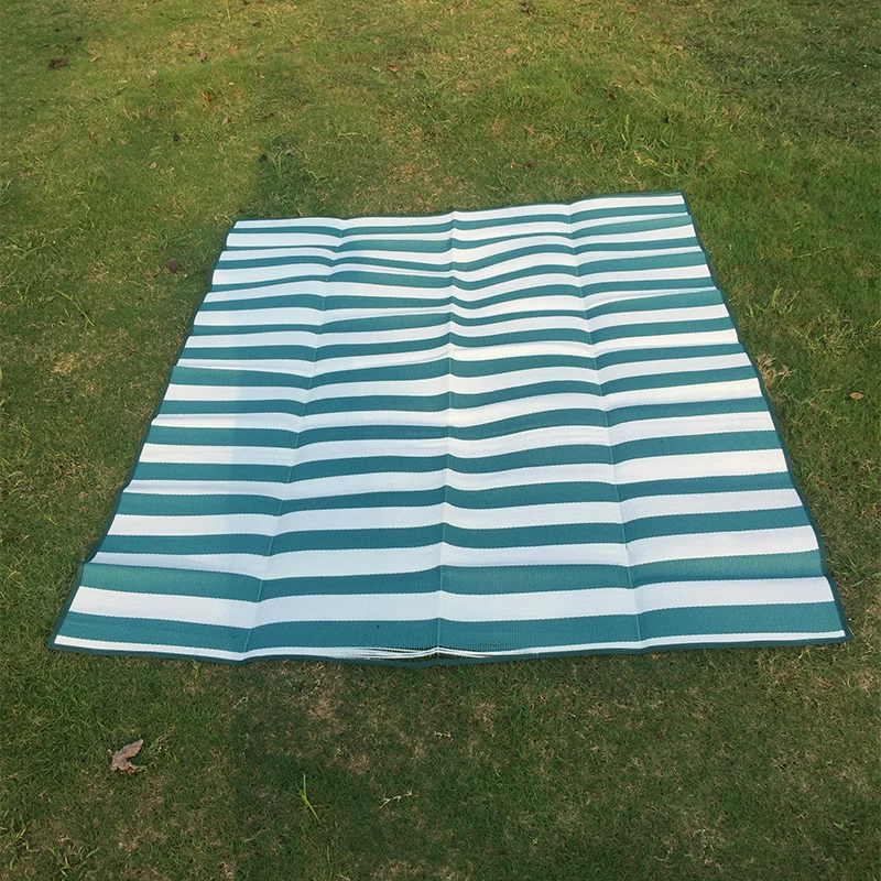 

outdoor woven PP picnic patio flooring sleeping camping beach mats, Any color can be available