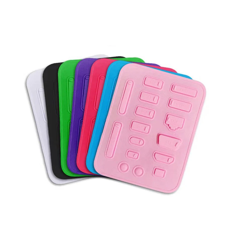 

Colorful Silicone Anti Dust Plug Cover Stopper Dust Plug Laptop Dustproof USB Port RJ45 Interface waterproofCover 16pcs/set, Yellow, pink, purple, green, blue, orange, red, black