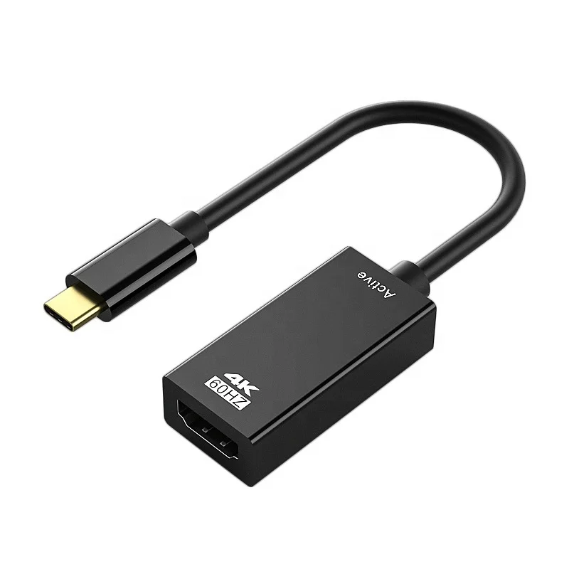 

New arrivals Active 4K Type-c to HDMI Adapter Support 4K@60hz 4K@30Hz USB-C to HDMI 4K High-definition cable adapter USB C HDMI