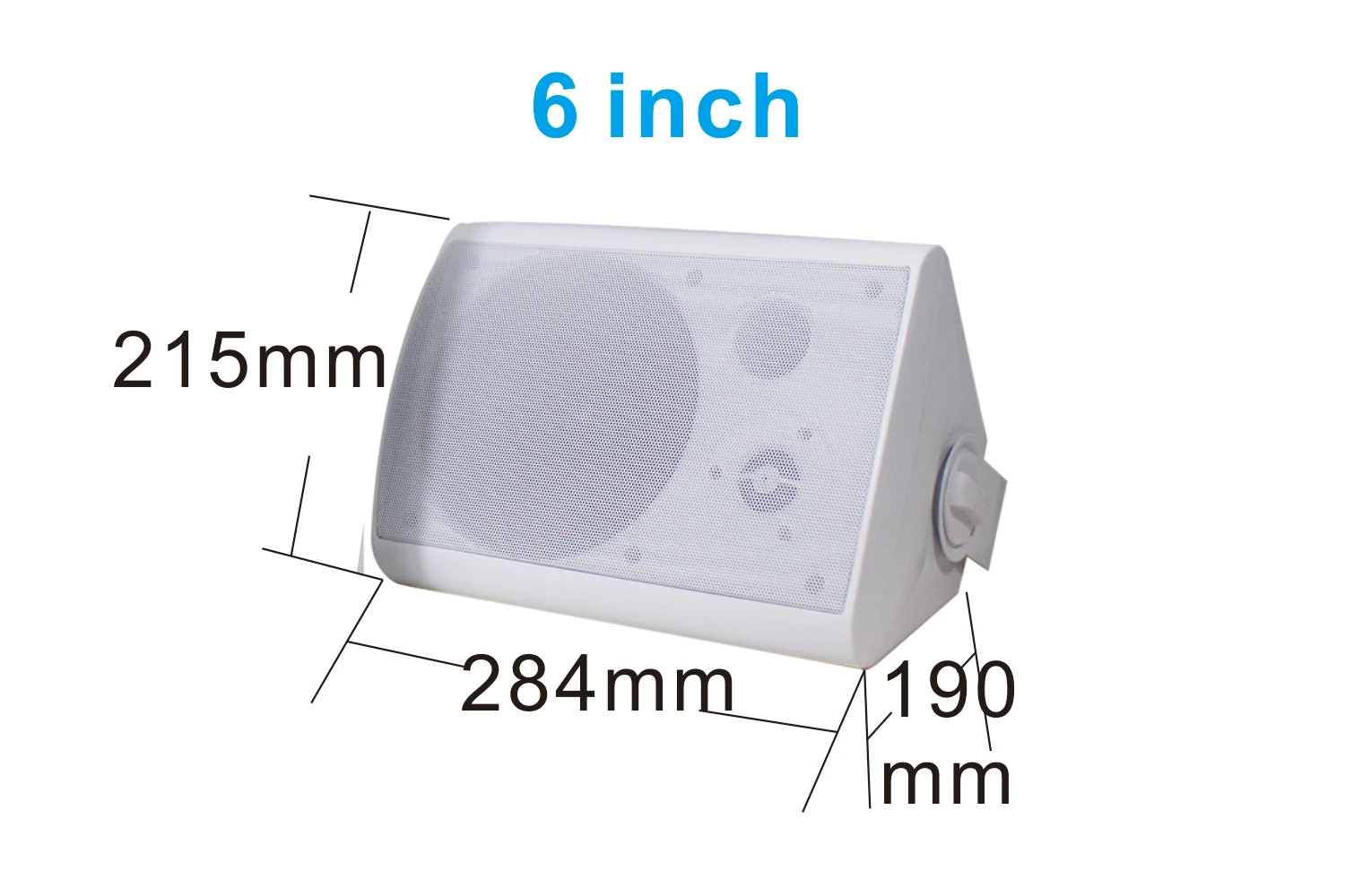 5/6 inch 2-Channel 2-way 30W active wireless waterproof bluetooth wall mount box speaker in pair with Class-D amplifier - ANKUX.COM
