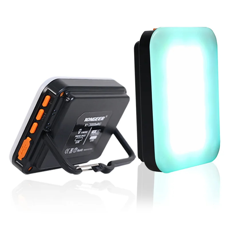 

RGB pocket fill light with strong magnetic function and 1/4 universal interface can be used on different accessories, Red /white/black/custom