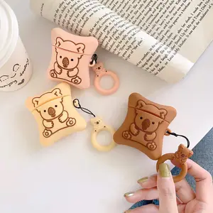 3D Cookie Bear Earphone Case Apple AirPods 1 2