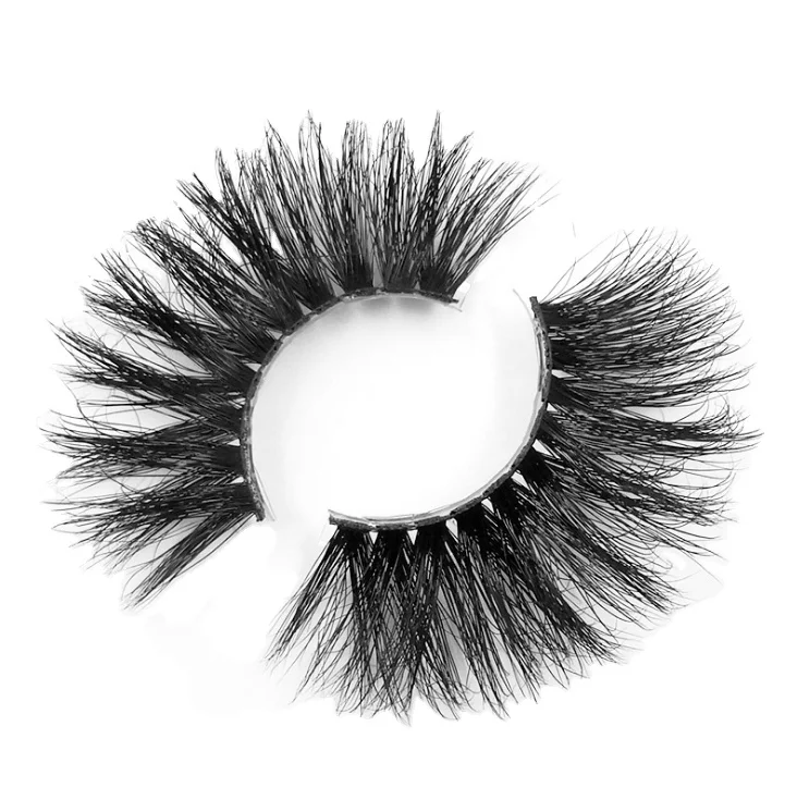 

Cruetly Free eyelash packaging 25MM Faux mink eyelashes, Black color