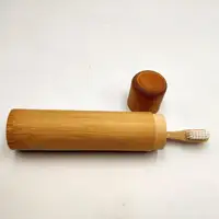 

Wholesale Natural Bamboo Toothbrush Disposable With Case And Logo