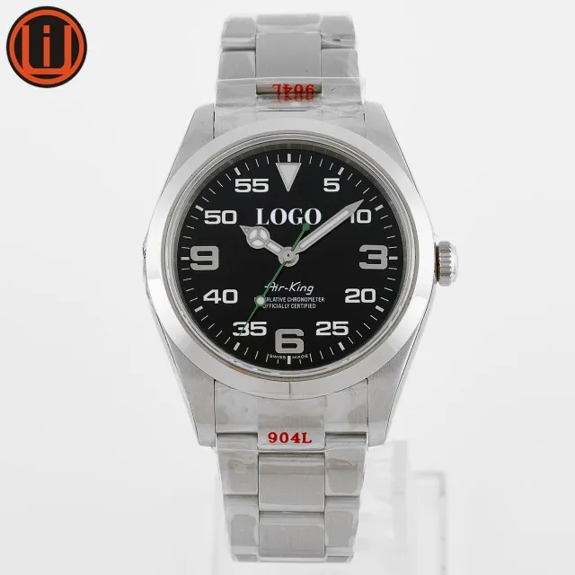 

Luxury Noob Superior Quality Explorer Watch ETA Movement 904L Steel 214270 116900 Air King Watch