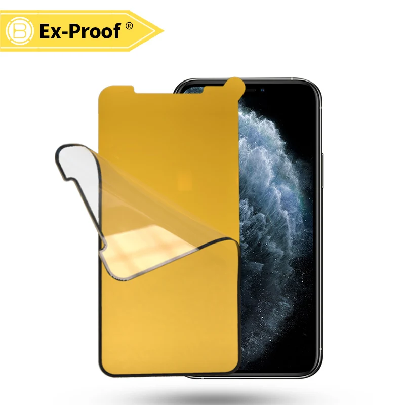 Latest in 2020 For iphone 11 pro max 9H Nano Flexible 3D Fillet Molecular Glass Anti Shock Screen Protective Film Wholesale