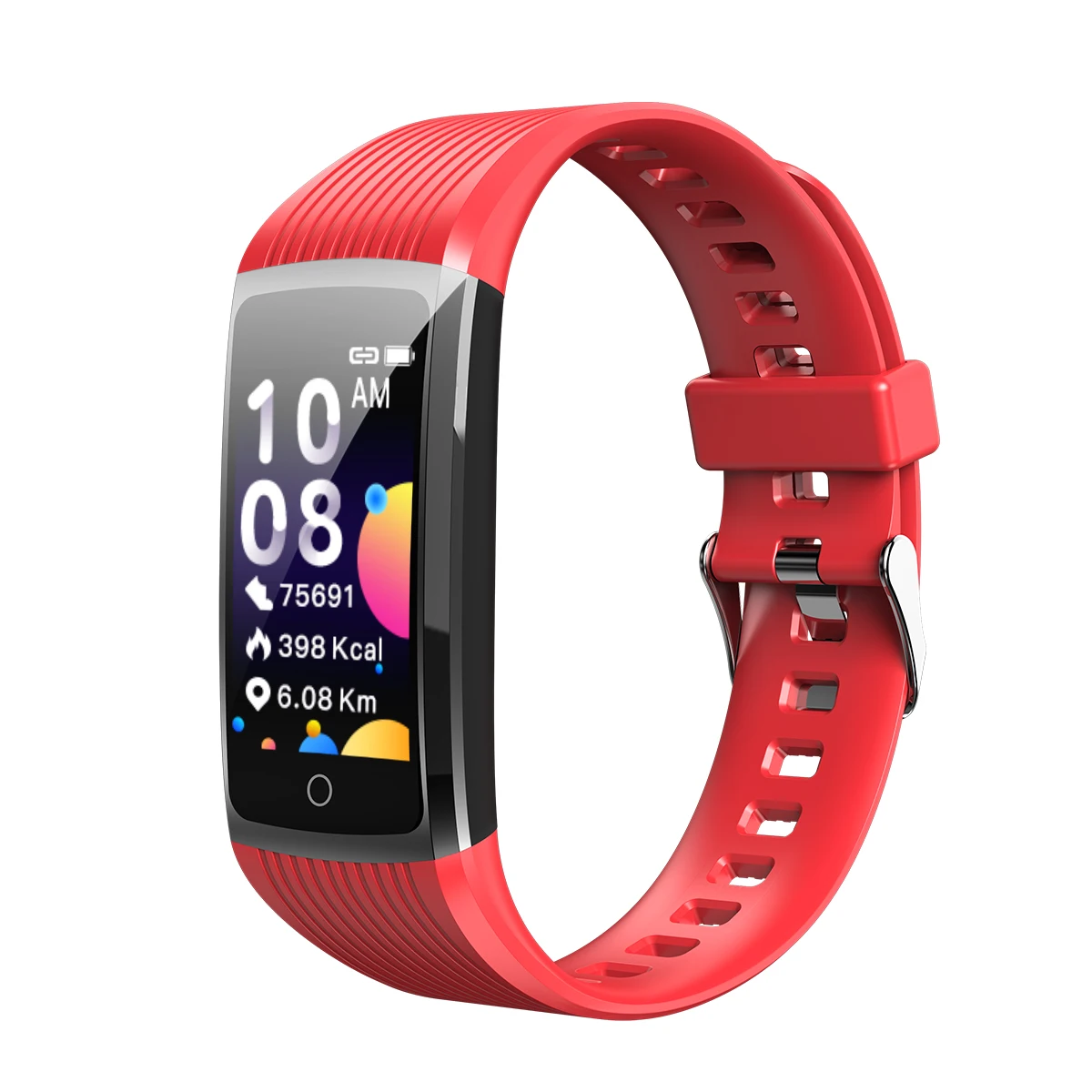 

2021 New Arrival Wholesale Cheaper Smart Bracelet R12 Heart Rate Monitor IP67 Waterproof Fitness Tracker Smart Watch Bracelet, Black/red/pink/blue