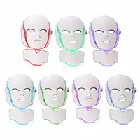

Beauty Phototherapy skin rejuvenation anti-acne anti-aging el light therapy plug in dermaluminate led face neck mask