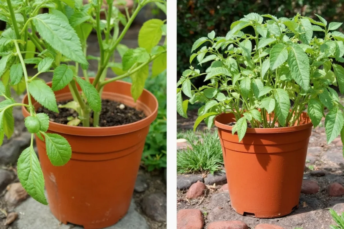 how to grow tomato plants in pots