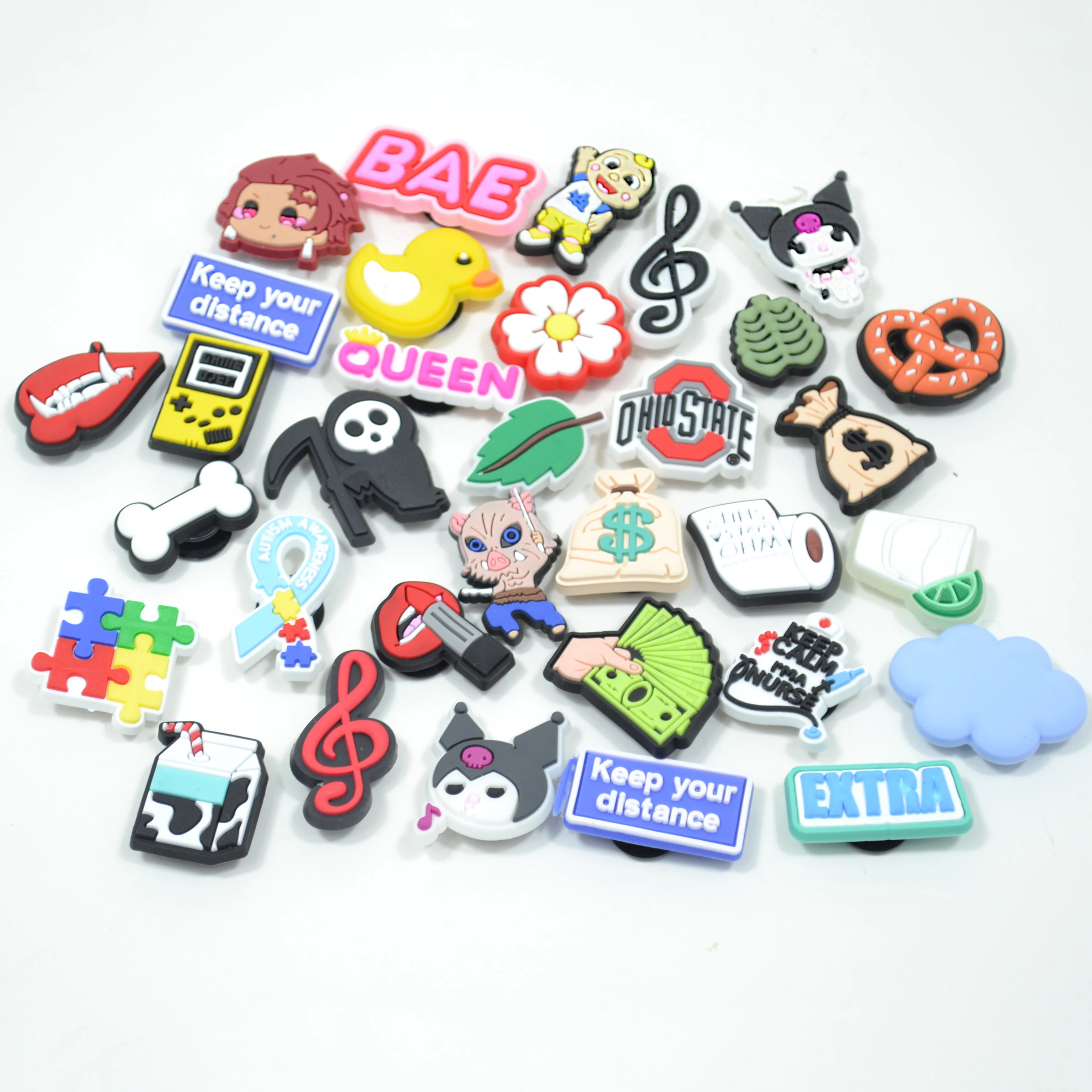 

2021 Latest design cute clog charm luxury party kids gifts shoes decorations charms, As picture/custom