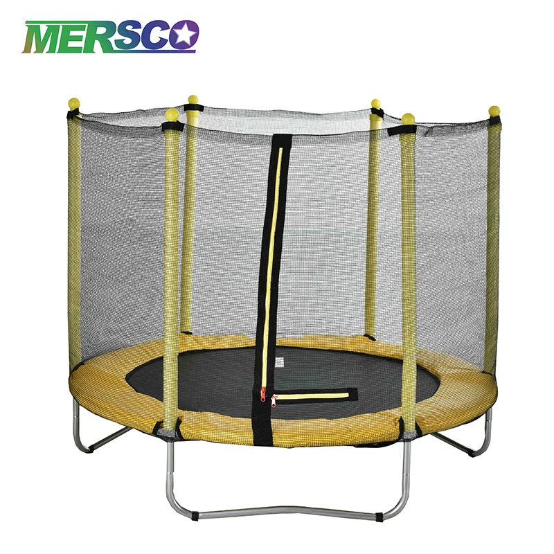 

Factory Direct Supply Kids Trampoline 5FT Children Toys Indoor Round Small Jumping Bed Safe Enclosure Trampoline Indoor, Customized color