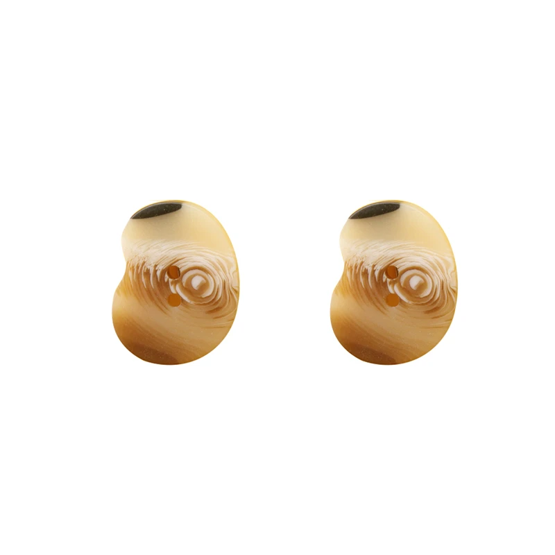 

New Button Stud Earrings Vintage Handmade Irregular Japanese Harajuku Earrings Jewelry Gift, Colorful