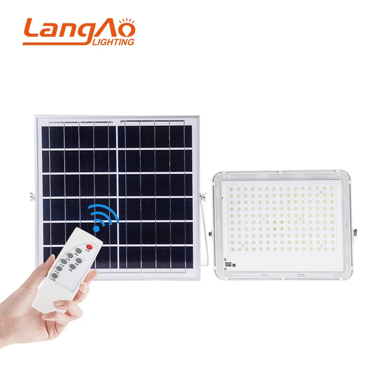 High power ip65 outdoor 200w 300w waterproof battery billboard solar led flood light price