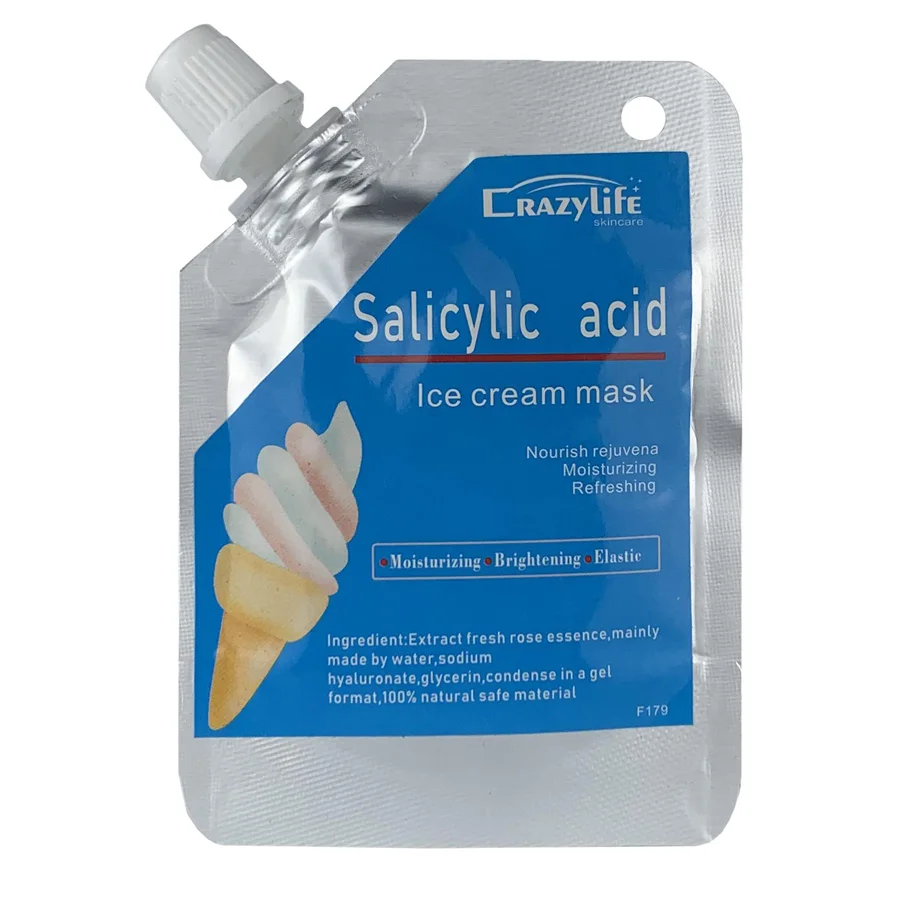 

Salicylic Acid Ultra Cleansing Mask Ice Cream Moisturizing Smear Mask Clean Pore Mud Blackhead Remover Mask Face Care