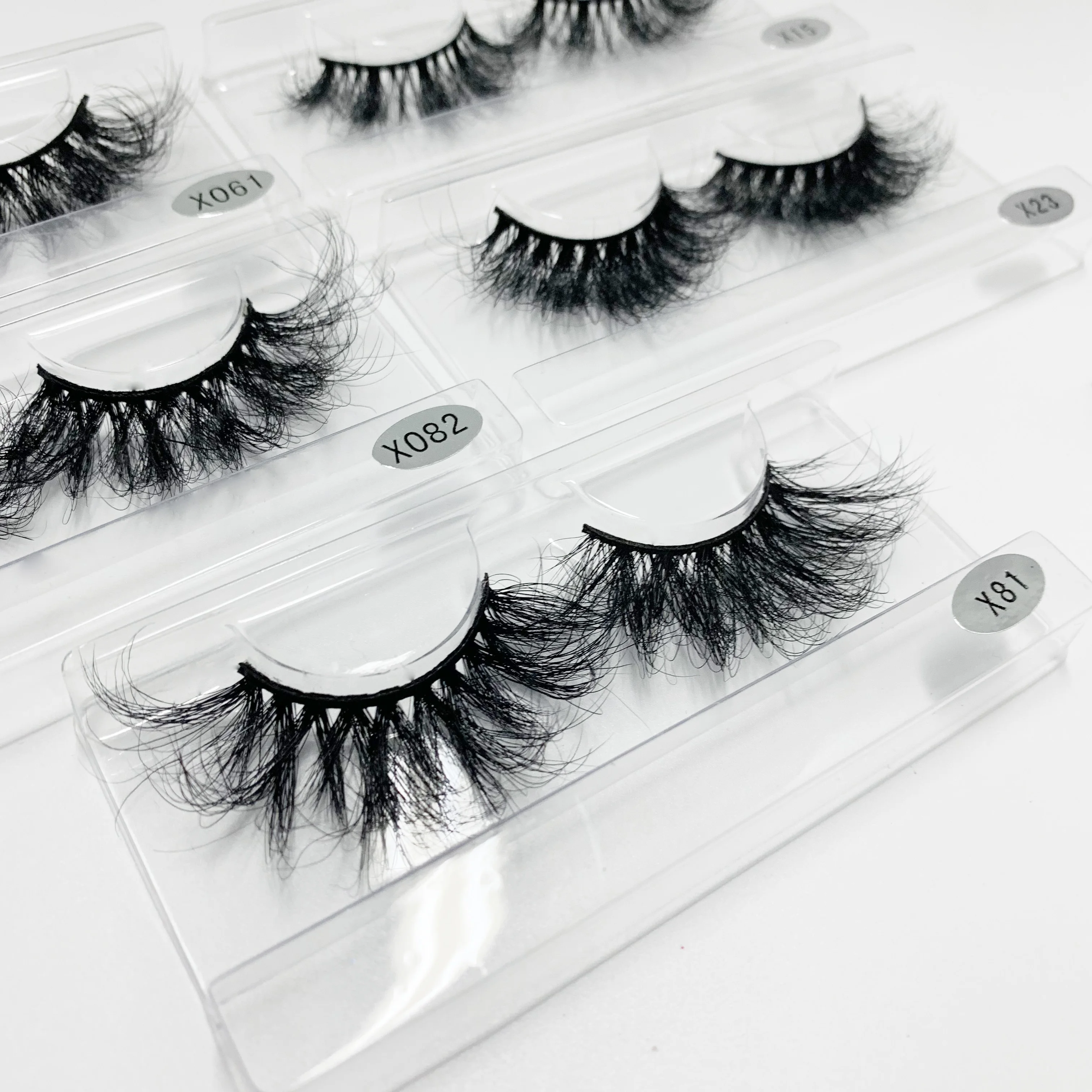 

5 Pairs Multipack 3D Mink Lashes False Eyelashes Handmade Wispy Fluffy Long Lashes Natural Eye Makeup Tools