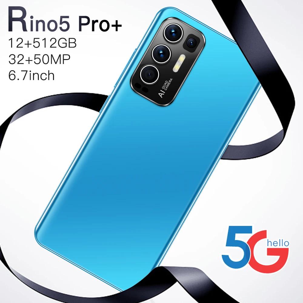 

Rino5pro 12 pro max phone original 128GB student game smart mobile phones