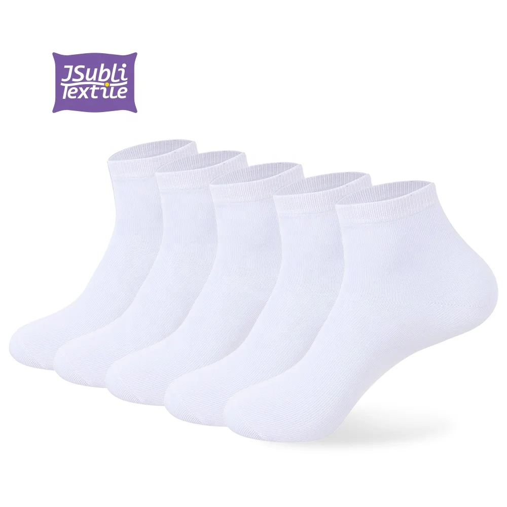 

JSubli Textile Manufacturer Quality Assurance Anti-Bacterial Women Sublimation Ankle Socks