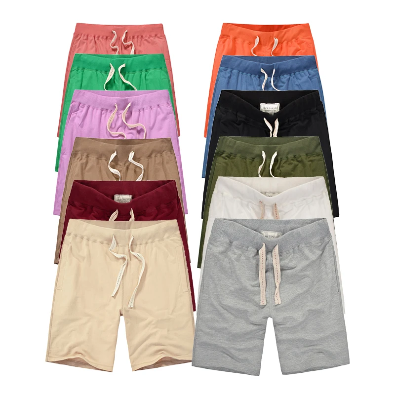 

High Quality Plain Cotton Gym Mens Short Pants Custom Fitness Running Workout Sweat Shorts, Customized color