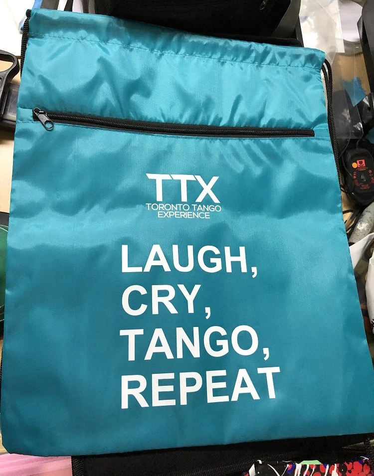 Wholesale Factory Polyester Custom Gym Drawstring Bag Backpack Sports Drawstring Bag