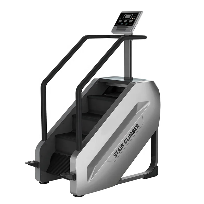 

Popular Gym Equipment Stepmill Machine Commercial Fitness Stairmaster, Gray, black
