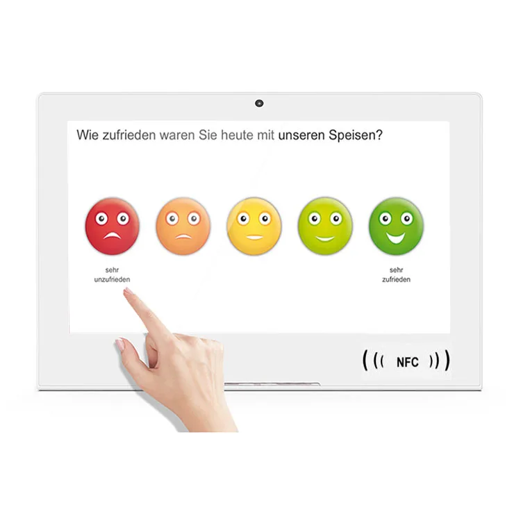 

Bank Feedback system /Customer satisfaction survey device  all in one tablet pc