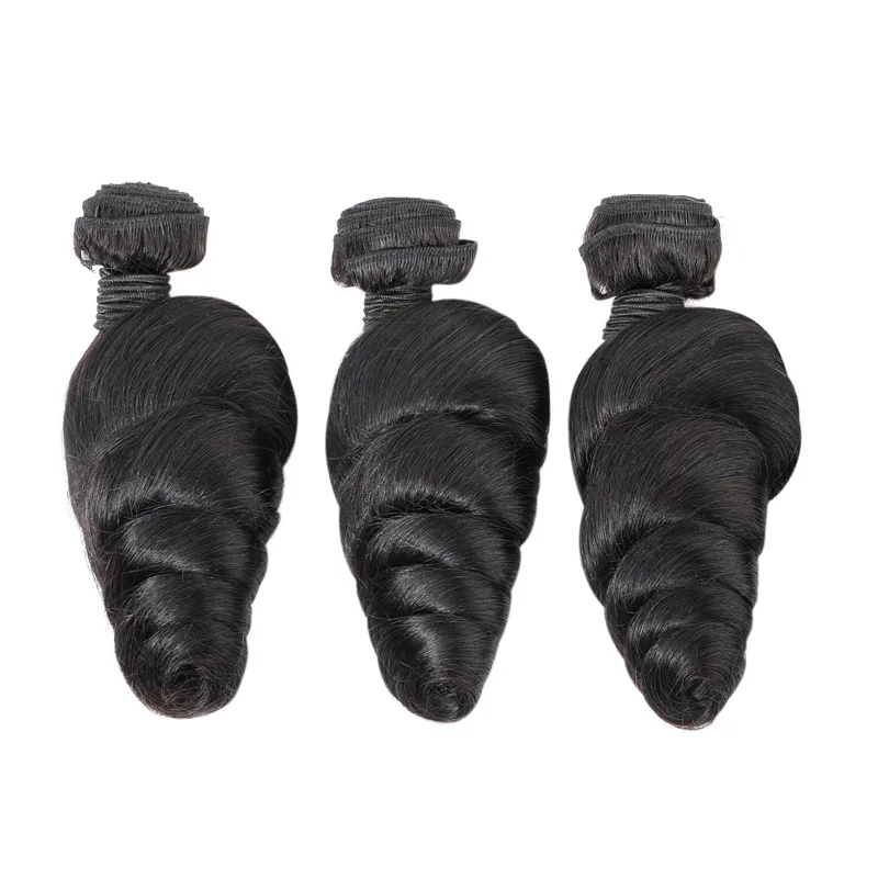 

LeShine Factory Natural Silky Cambodian Indonesia Raw Human Hair, 100% Human Virgin Hair Bundles, Natural colors
