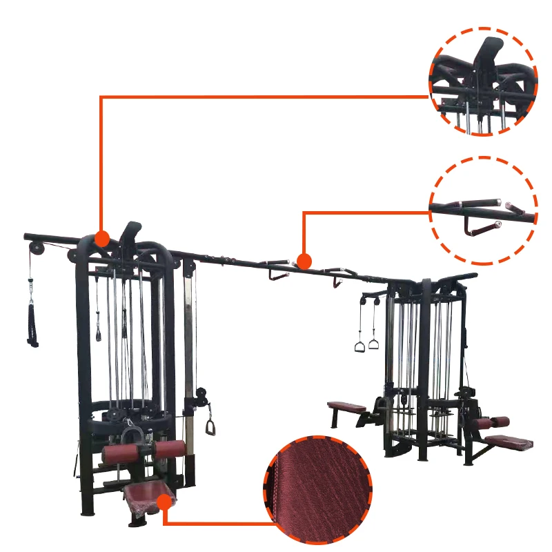 

Zenbon New arrival high quality gym fitness equipment 8 multi station, Customized