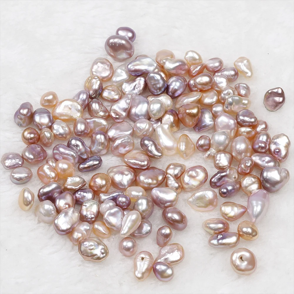 

Wholesale 6-9mm Freshwater Keshi Pearls Baroque shape loose pearls