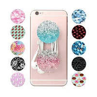 

Popsoket Round Small Mobile Phone Gadgets Stand Stretch Pops Pipsocket Expanding Stand Finger Grip Holder Popping Pocket Socket