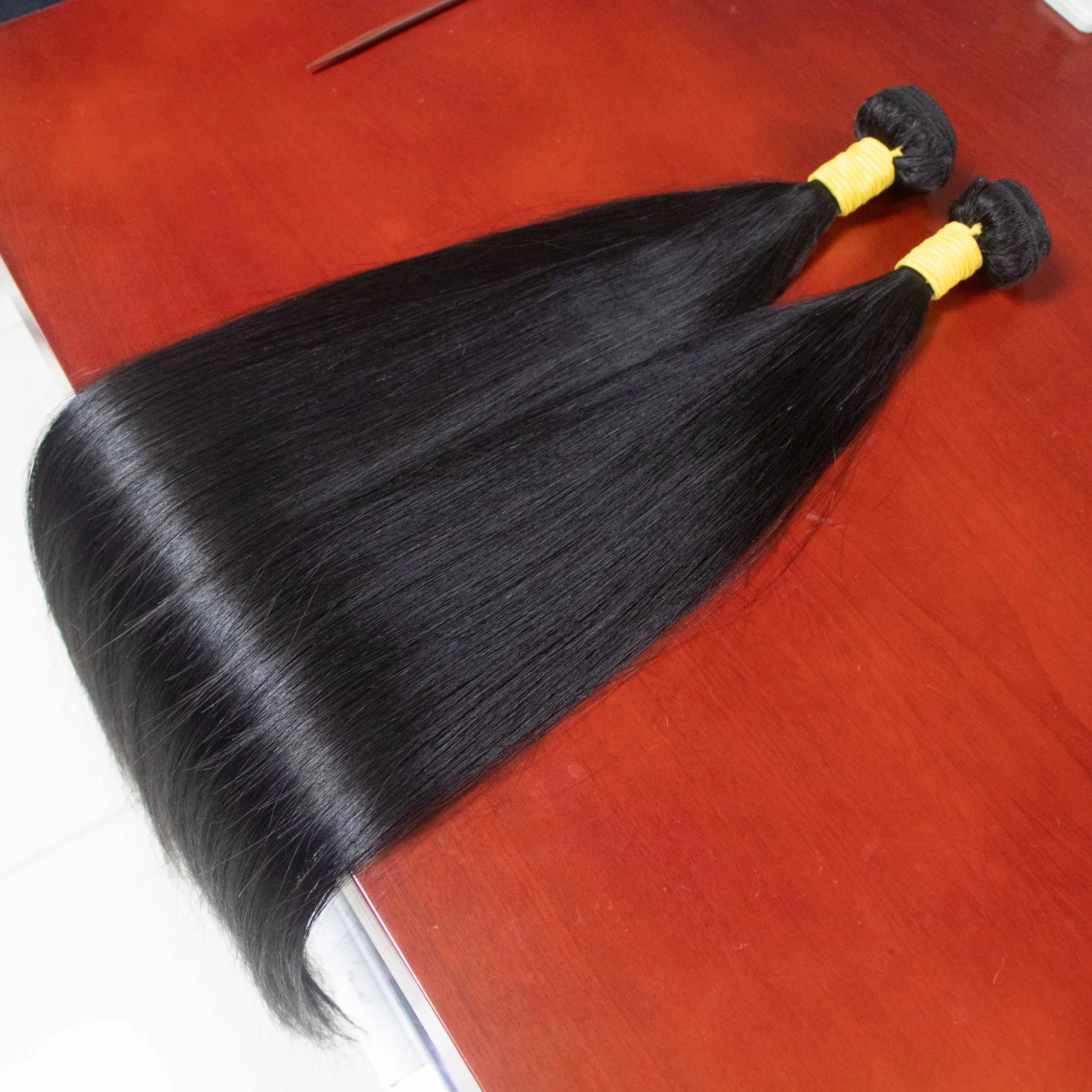 
8-40inch Guangzhou Factory Morein Raw Virgin Vietnamese Straight Bundle Weaving Factory in Vietnam Human Hair 