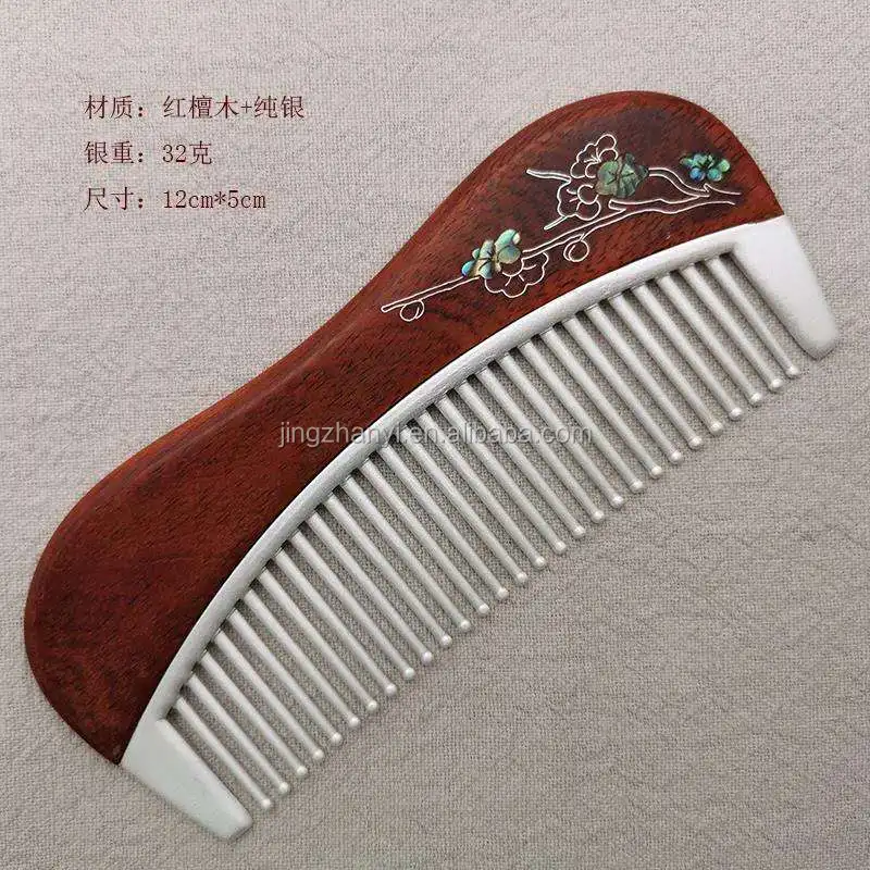 

Korean best-selling comb custom Jingzhanyi Jewelry Factory Design and manufacture Sterling silver comb Custom comb