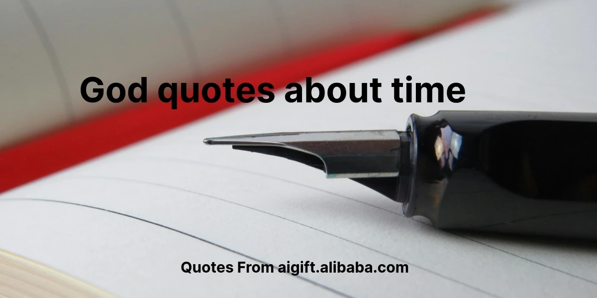 god quotes about time