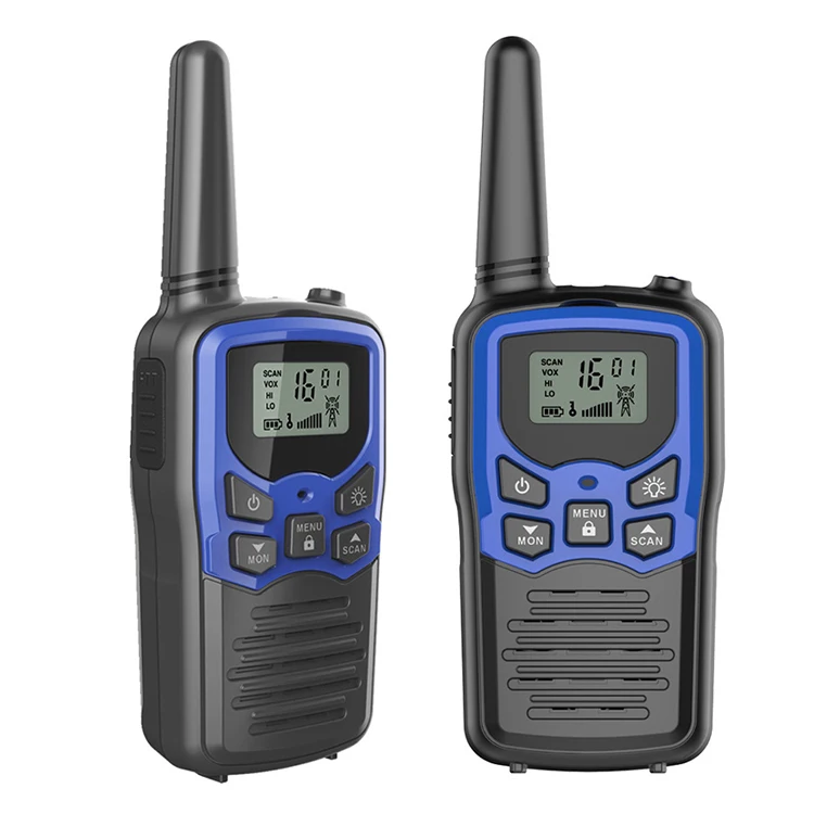 

Rechargeable Walkie Talkies Two Way Radios 22 Channel MAX 5000M PMR Long Range Handheld Waki Taki Walkie-Talkie, Black, red, blue,orange and light blue