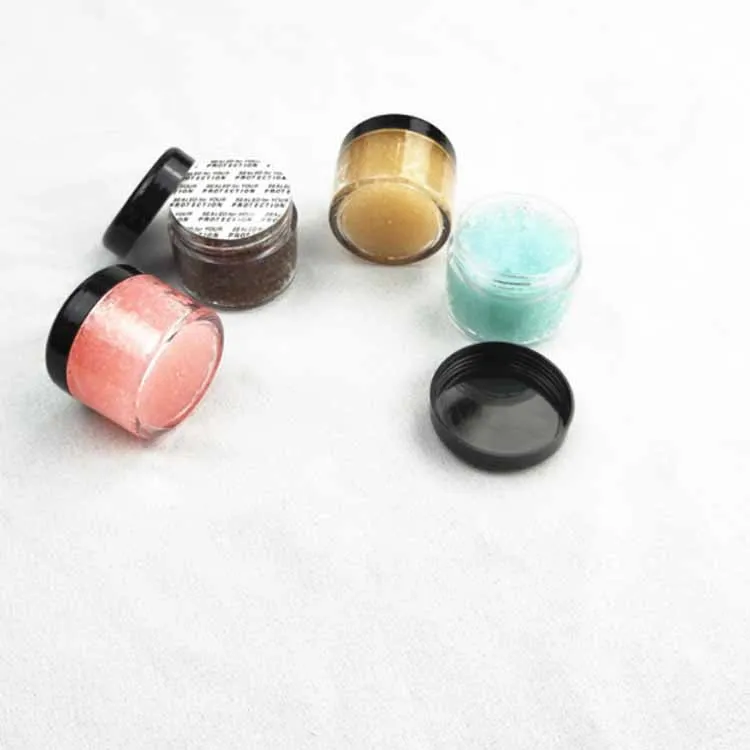 

OEM High Quality Low MOQ Private Label Natural Exfoliator Moisturizing Lip Scrub, 4 colors