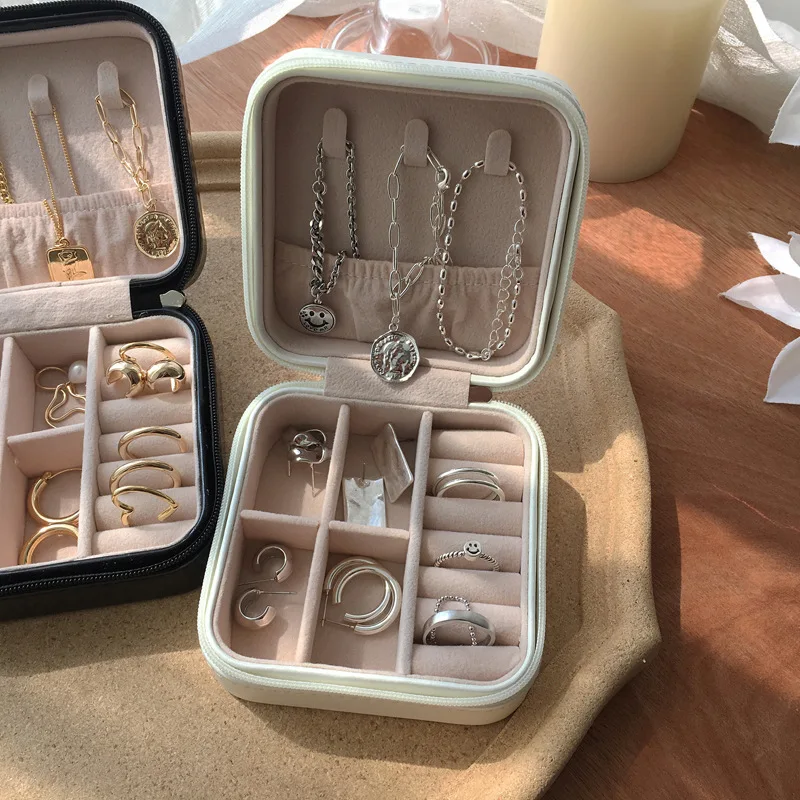 

Jewel Case Manufacturers New Design Leather Travel Jewelry