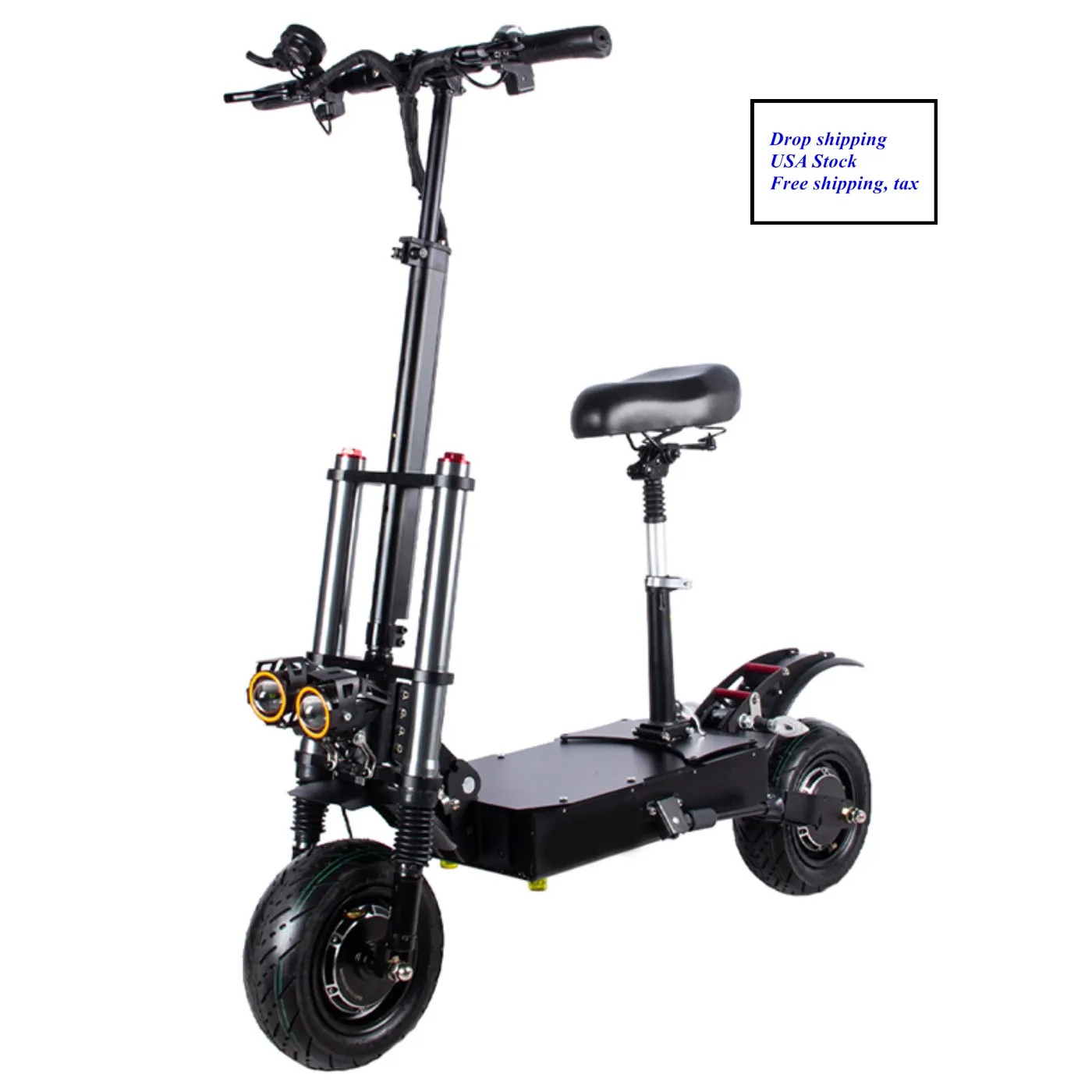 

2022 latest design Adult cheap 85km/h off road free shipping foldable e-scooter 60v electric scooter warehouse with seat for sal